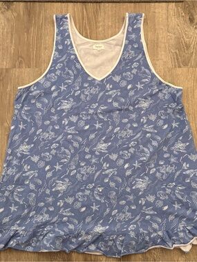 Bedhead Pajamas RUFFLE STRETCH JERSEY CHEMISE Organic Cotton Size XL